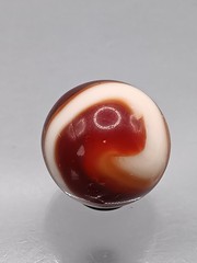 .70″ Akro Oxblood Corkscrew UV Reactive Marble- #CE141