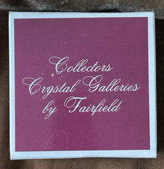 Collectors Crystal Galleries by Fairfield ~ Lead Crystal Trinket / Nut Bowl NIB