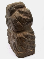 300 BC Athena Owl Ancient Greek Roman Statue Pure Stone Large Carved Artifact