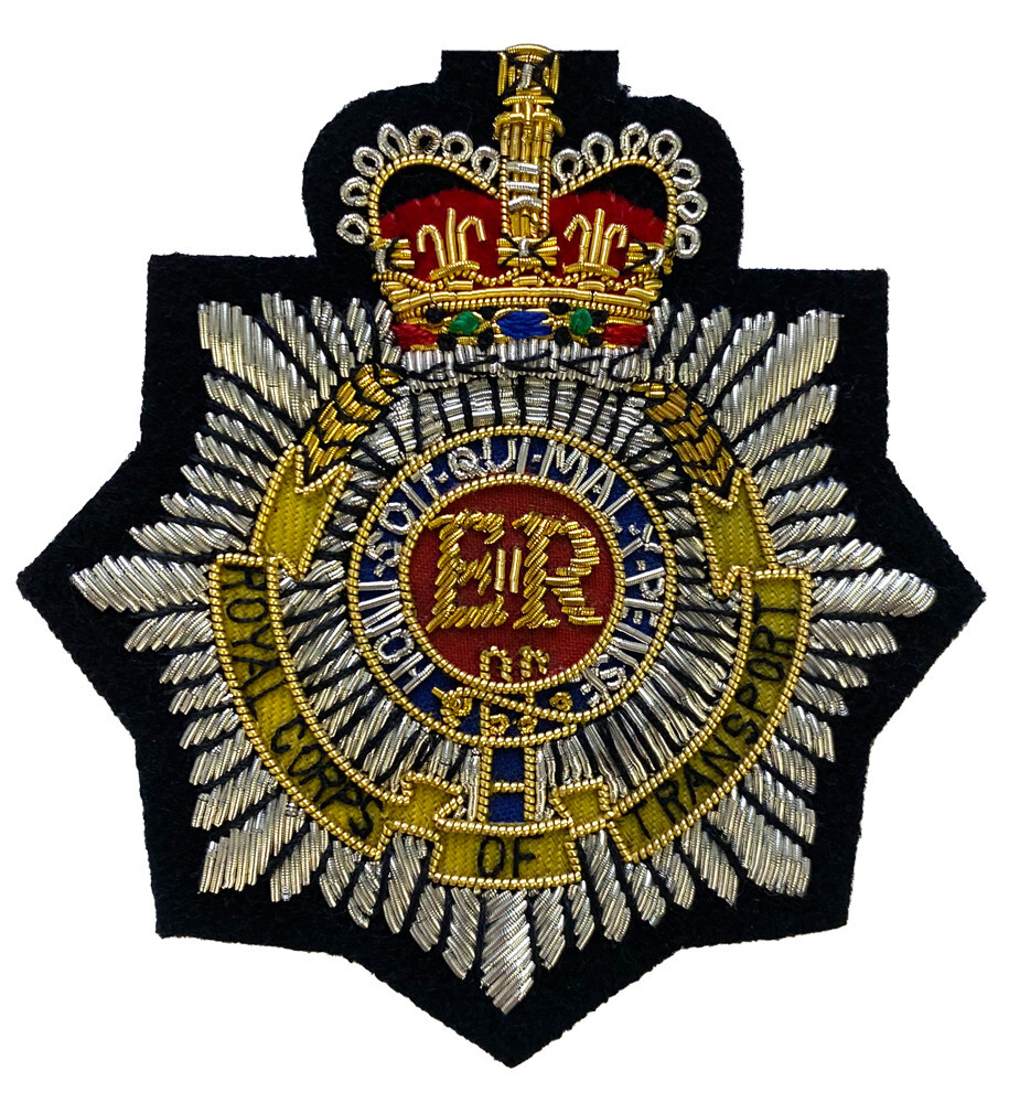Royal Corps of Transport Blazer Badge Embroidered British Army