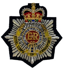 Royal Corps of Transport Blazer Badge Embroidered British Army