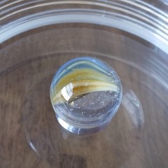 Vintage 0.60″ Cat Eye Sparkler Sunburst Vitro Akro European Master Marble- a45