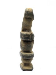 Neolithic Stone Idol Worshiper Figure Ancient Fertility Sculpture Artifact
