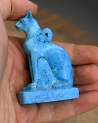 Unique Ancient Egyptian Bastet Statue Antiques Pharaonic Cat Antique Bast BC