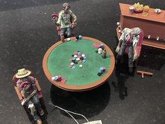 HAMILTON DEAD MANS HAND CRYPT POKER COLLECTION SKELETONS BAR/TABLE