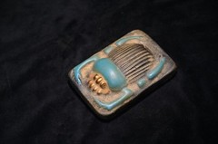 Ancient Egyptian Antiques Scarab Statue Handmade Stone Artifact Figurine