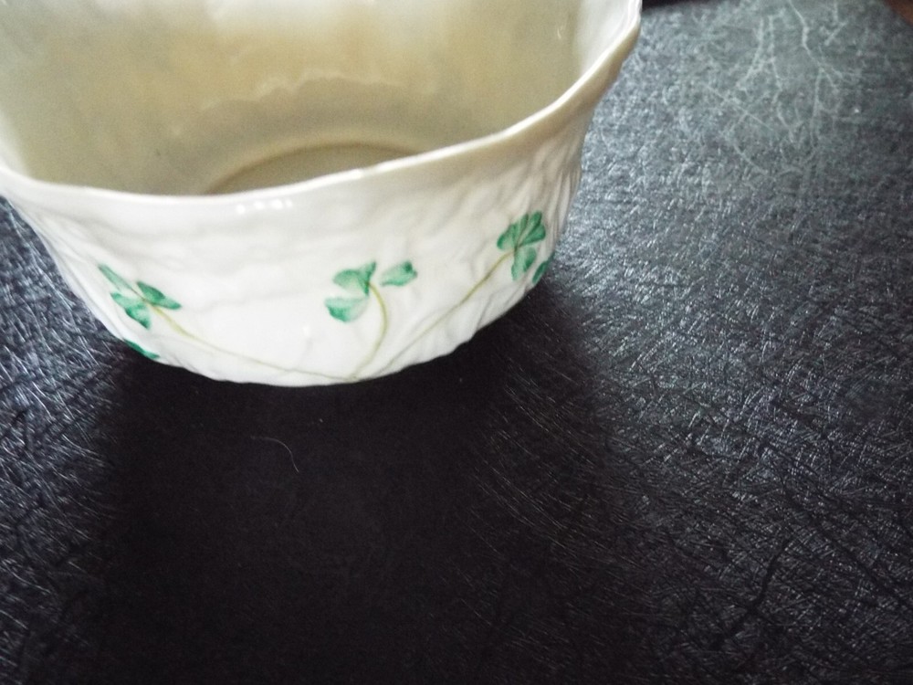 BELLEEK FINE PARIAN CHINA DAISY BON BON DISH