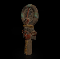 Authentic Ancient Egyptian Antiquities Egyptian Ankh key Artifact figure BC