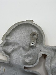 3 pc Vintage SEXTON Aluminum Metal Baseball Player Wall Hanging Plaque set