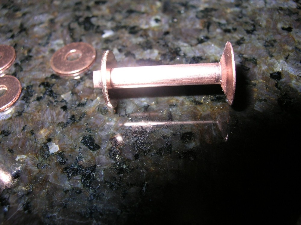 Lot of 3 Copper Rivets Longaberger BASKET Handle Repair Kit 1/8″ Round 1″ Length