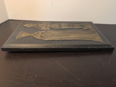 Medieval Tomb Brass Rubbing Jay Peryent & Wife Digswell, Hertfordshire,England