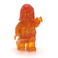 Star Wars Royal Guard LEGO® Orange Glitter Prototype Minifigure Monochrome