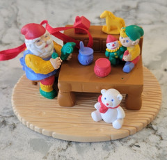 New Vintage Avon Christmas Package Topper Santa Snowman Teddy Bear More Lot of 9