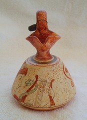 MK Aohnai Greek Pottery Museum Copy Small Ancient Greek Oinochoe Wine Pitcher