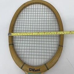 VTG 1970s Wilson Jet Billie Jean King Strata-Bow Blue 4 5/8 Tennis Racket 27″L