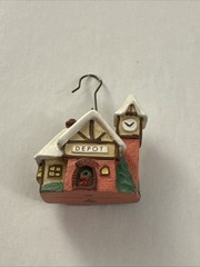 Hallmark Keepsake Old English Village Depot Miniature Ornament MM13