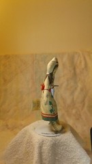 Annie Oakley Photo of Gilbert & Bacon Card + Hallmark Famous American Cloth Doll