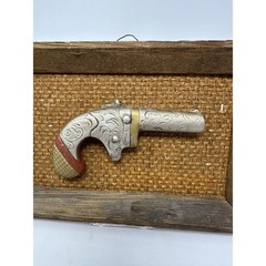 Vintage Framed 3D Pistol Gun – Made In Japan – See Pics