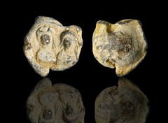 Roman Lead Seal with Two Confronted Busts, 1st–3rd Century AD Antiquity COA