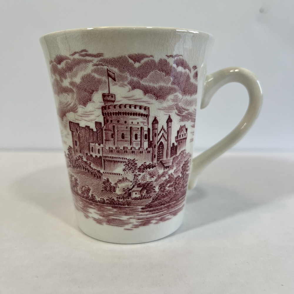 Enoch Wedgewood(Tunstall) LTD. Genuine. ENGLAND. Royal Homes Britain Red Castle