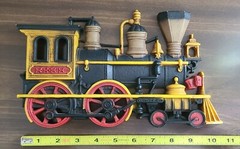 Vtg 1975 Homco Home Interiors Train Engine Box Car Main Street Wall Plaque #7383