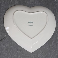 Johnson Brothers Old Britain Castles Pink Heart Shaped Plate Dish Dudley Castle