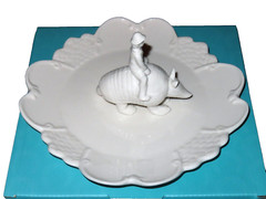 IMM Living Ceramic Sculpture Plate “Osa the Armadillo Jockey” by Flora Lam NIB