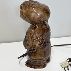 Vintage 1980s E.T. Night Light Lamp Hand Painted Ceramic Rare Working As Should