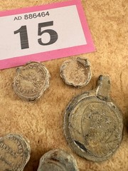antique lead bag seals metal detector finds