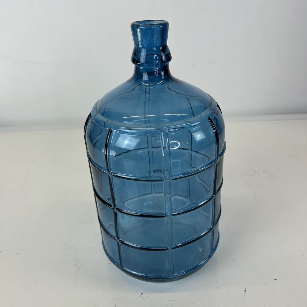 Blue Coastal Cottage Glass Jar Beach Decor Nautical Farmhouse Lake Cabin Wedding