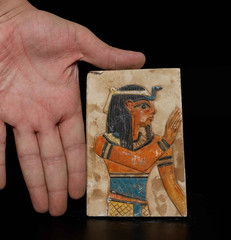 Authentic Ancient Egyptian Antiques Rare ISIS Relief Pieces Authentic BC