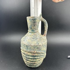 Genuine Ancient Roman Glass Pitcher Jug Circa 1st – 2nd Century AD