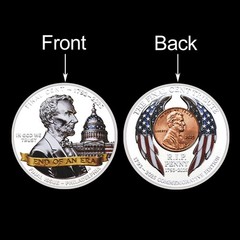 End of an Era Lincoln Penny Commemorative Coin Collectible Gift