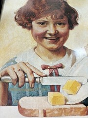1975 Norman Rockwell “The Butter Girl” First Limited Edition Christmas Tray
