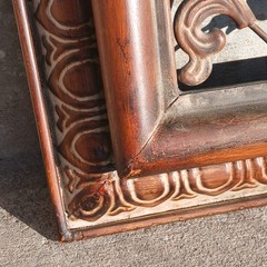 Vintage Art Nouveau Style Heavy Bronze Metal Wall Hanging Art Ornate Roses
