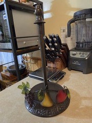 Home Interiors / Celebrating Home Sonoma Villa metal paper towel holder