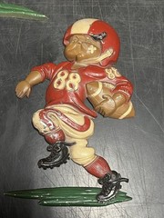 1976 homco cast Metal football players USA Made Wall Hangers… Aluminum?