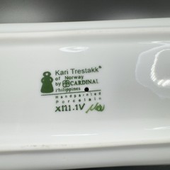 Kari Trestakk Of Norway By Cardinal Philippines Porcelain Sugar And Creamer Tray
