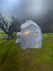 Halloween Freddy Krueger elm street Haunted Horror House 3D Display LED LIGHTS