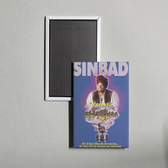 Shazaam Sinbad Mini Movie Poster Fridge Locker Magnet