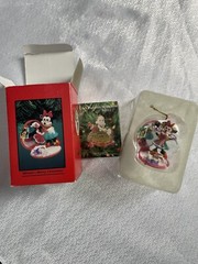 Enesco Ornament 1990s Minnie’s Merry Christmas Compact Mickey Mouse Disney