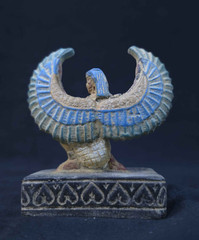 Authentic Ancient Egyptian Antique Rare Goddess Isis Statue Figurine Egyptian BC