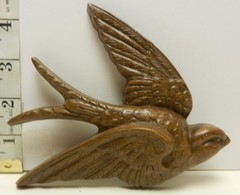 Barn Swallows Burwood Products Resin Wall Art Decor Wood Grain Finish 2650-1