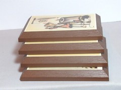 Lot 4 Vintage ARS AG Zug Switzerland Hummel Children Art Wall Plaques w labels