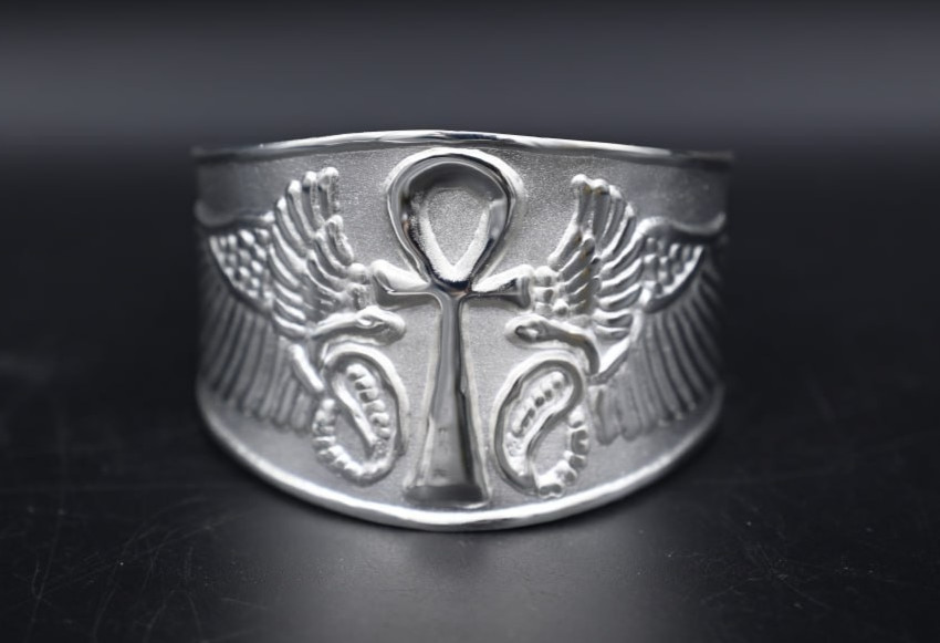 Unique Ancient Egyptian Antiquities Bracelet Ankh Key Pharaonic Artifact BC