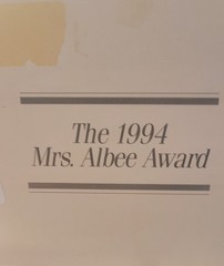 Vintage Avon Mrs PF Albee Full Size Award Figurine 1994