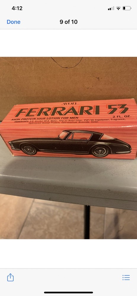 VINTAGE AVON/ FERRARI 53 WILD COUNTRY AFTER SHAVE /Unused in original box!