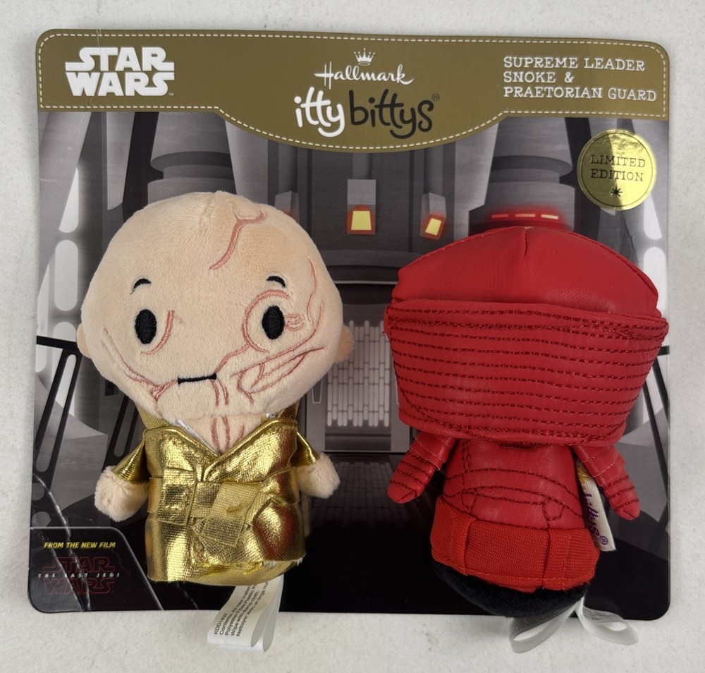 Hallmark Itty Bittys Star Wars Supreme Leader Snoke & Praetorian Guard Plush Toy