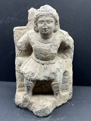 Museum Pice Un Touch Ancient Indo Greek Ghandhra Artifact Old Statue Figured