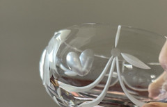 Marquis by Waterford Yours Truly Covered Lead Crystal Trinket Dish Hearts New